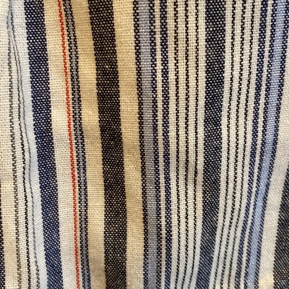 Sailor High Waisted Blue Striped Shorts  LARGE - Picture 4 of 7